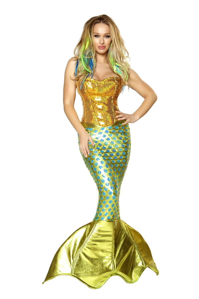 Adult Siren Of The Sea Deluxe Mermaid Woman Costume 229 99 The Costume Land