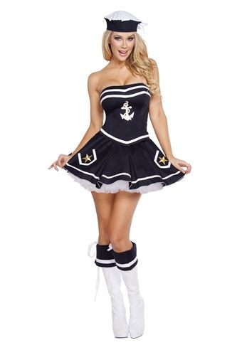 Adult Sailor Naughty Navy Yard Vixen Costume | $42.99 | The Costume Land