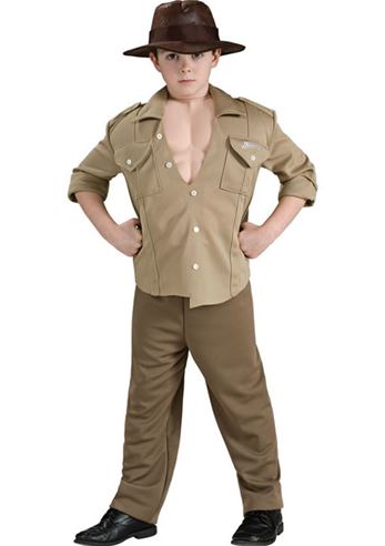 Kids Indiana Jones Muscle Chest Boy Costume | $27.99 | The Costume Land