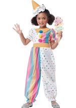 Sweet Treats Clown Girls Costume