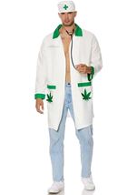 Adult Dr Bud Stoner Men Doctor Costume