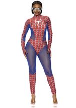 Comic Spiderweb Hero Women Costume
