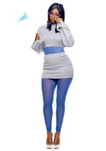 Adult Feeling Blue Women Cosplay Costume