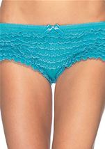 Adult Micromesh Lace Ruffle Tanga Short