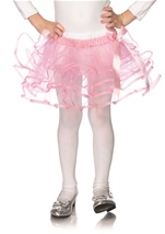 Layered Tulle With Satin Bow Accent Girls Petticoat