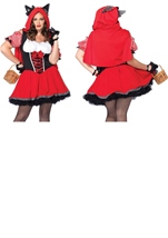 Plus Red Riding Wolf Women Costume