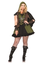 Adult Plus Darling Robin Hood Women Costume