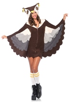 Cozy Owl Woman Costume