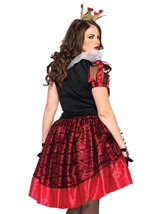 Adult Plus Royal Red Queen Women Costume