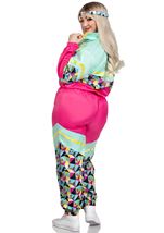 Adult Plus Size 80s Tracksuit Women Costume