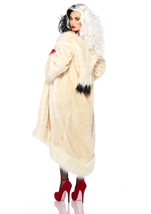 Adult Disney Villian Deluxe Cruella Woman Costume Coat