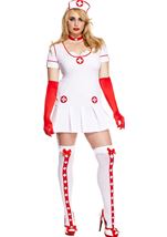 Adult Naughty Nurse Plus Costume | The Costume