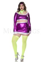 Plus Size Groovy Detective Women Costume