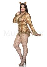 Adult Plus Size Seductive Tiger Women Costume