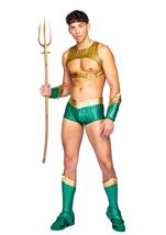 Adult Aqua Hunk Men Costume