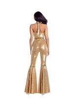 Adult Disco Queen Gold Women Costume