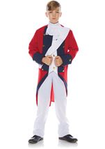 Red Coat Soldier Boys Costume