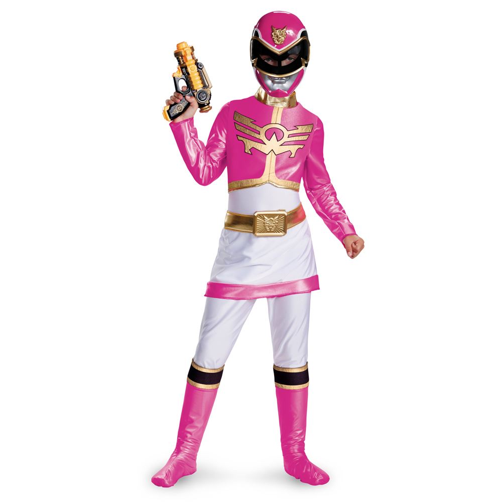 Power Ranger Megaforce Deluxe Girls Pink Ranger Halloween Costume  $44