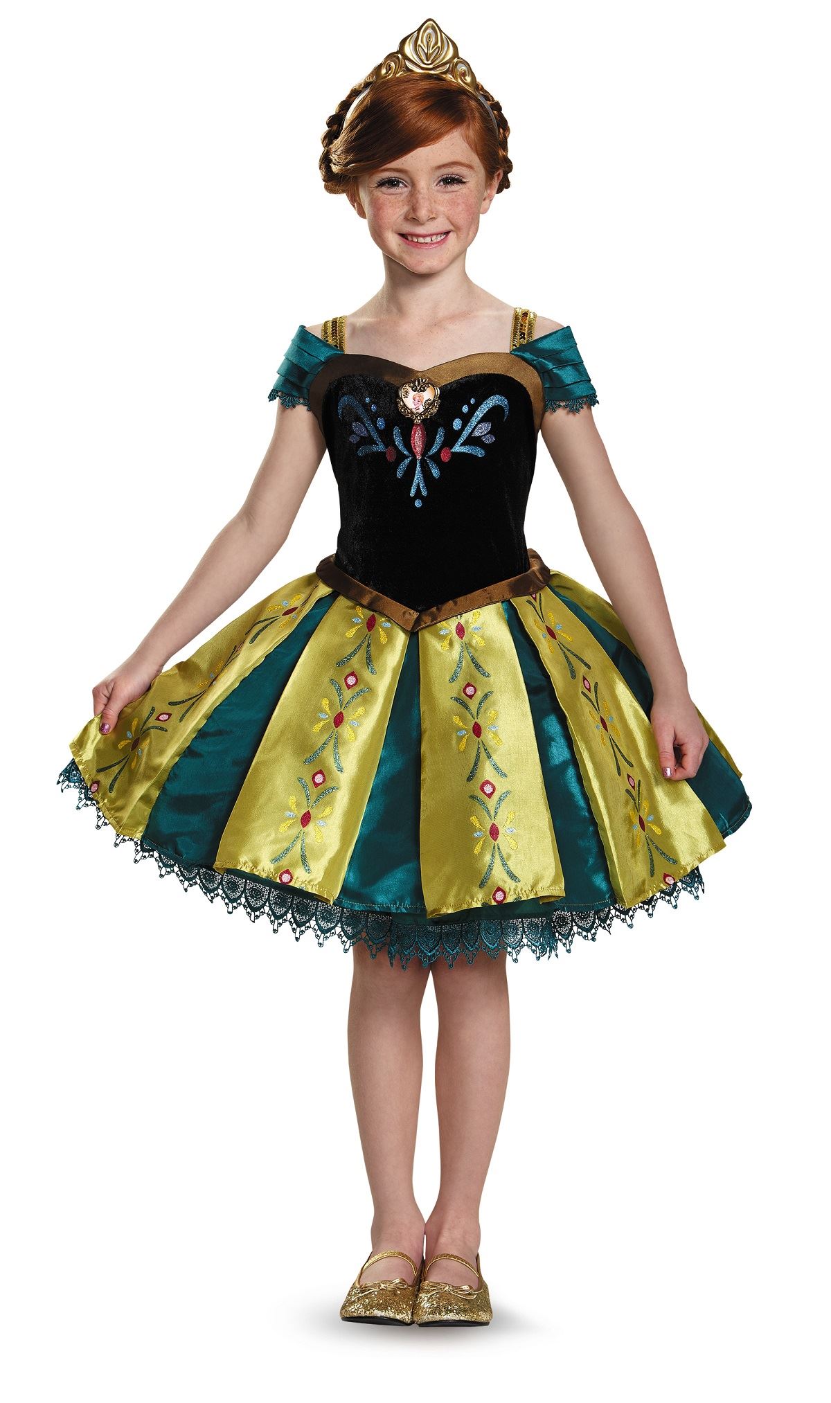 Kids Anna Coronation Frozen Prestige Girls Costume | $79.99 | The ...