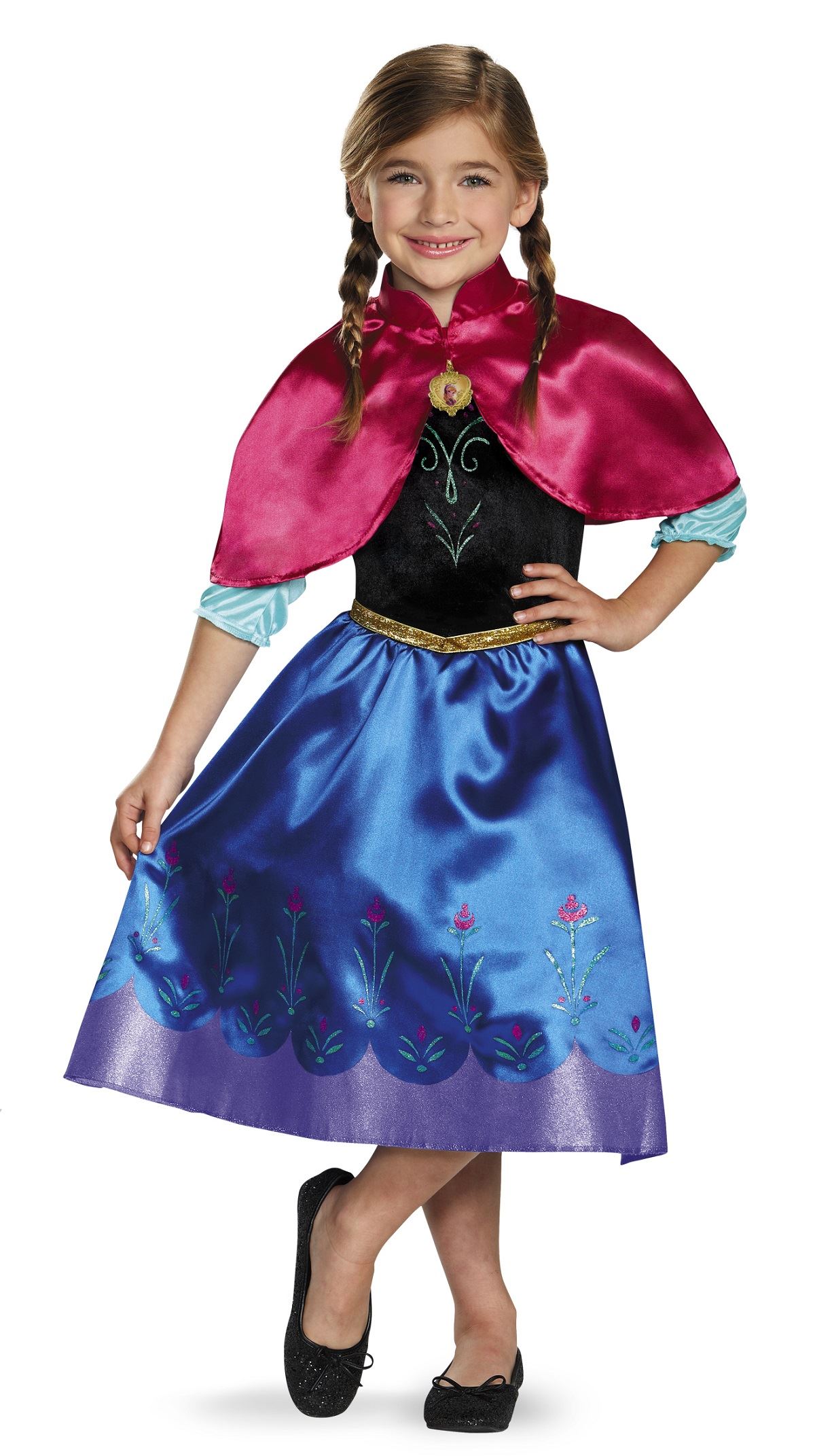 Kids Anna Disney Princess Frozen Girls Costume | $27.99 | The Costume Land