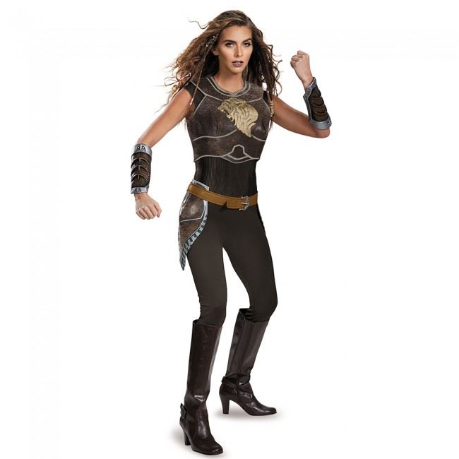 Medieval warrior costume for women