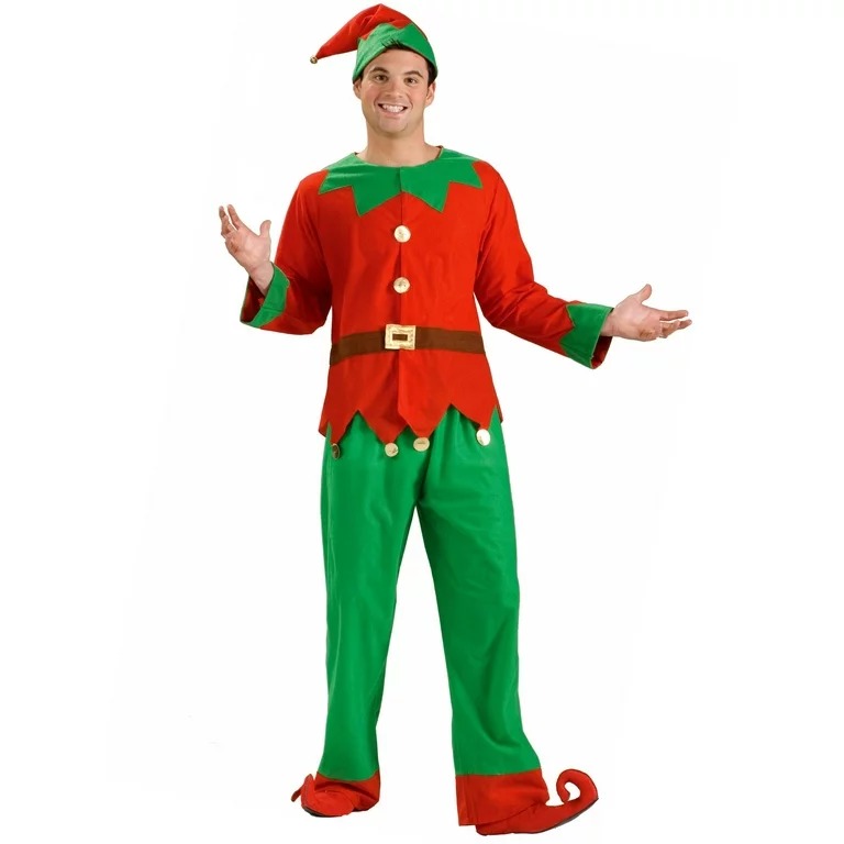 Nuolux Adult Elf Clown Costume