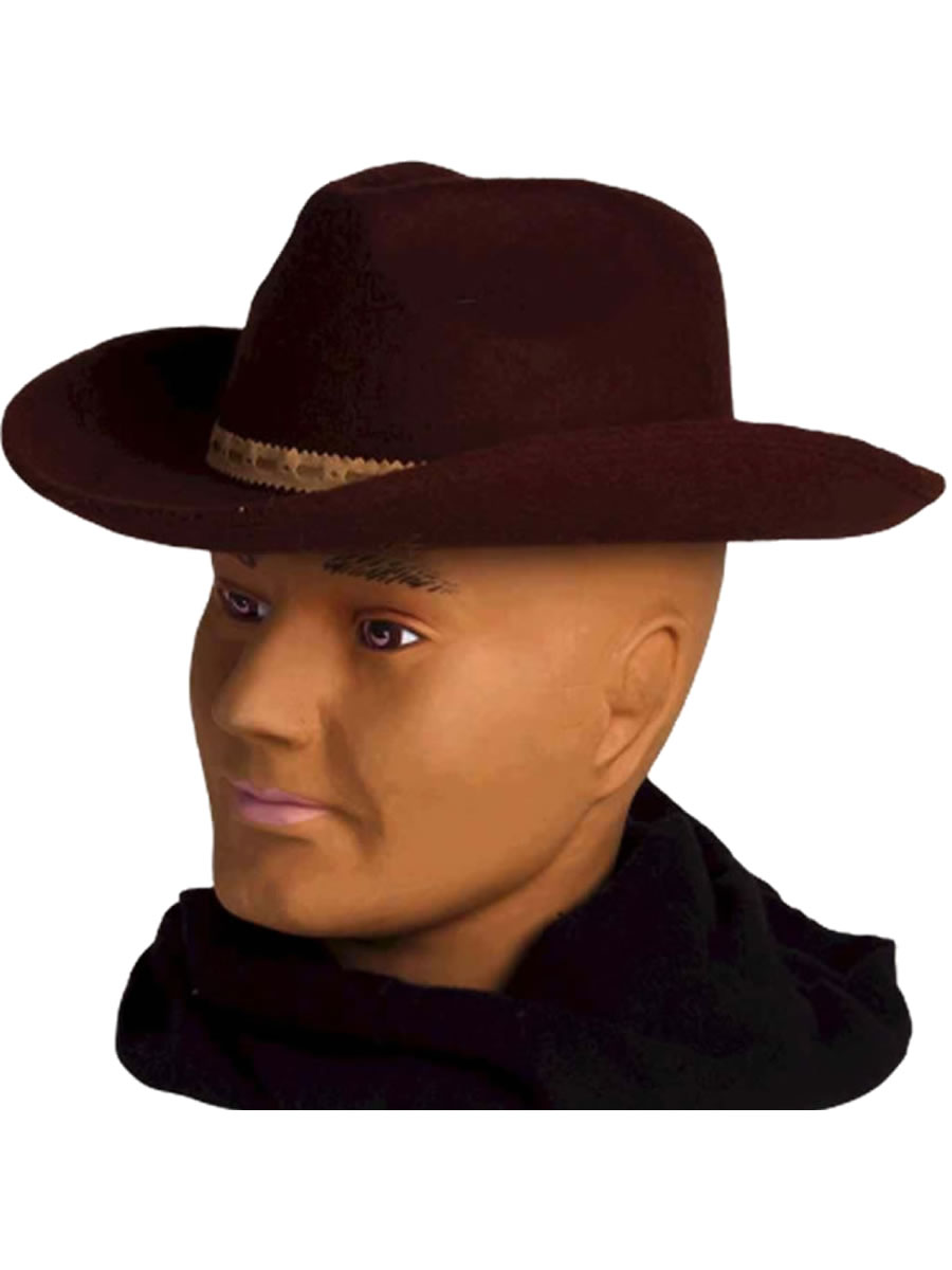 Adult Deluxe Cowboy Hat Brown