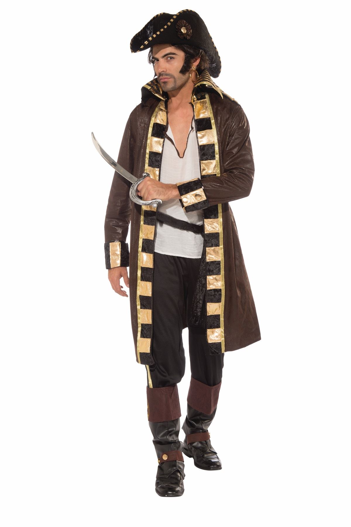 Adult Buccaneer Captain Men Pirate Costume | $38.99 | The Costume Land
