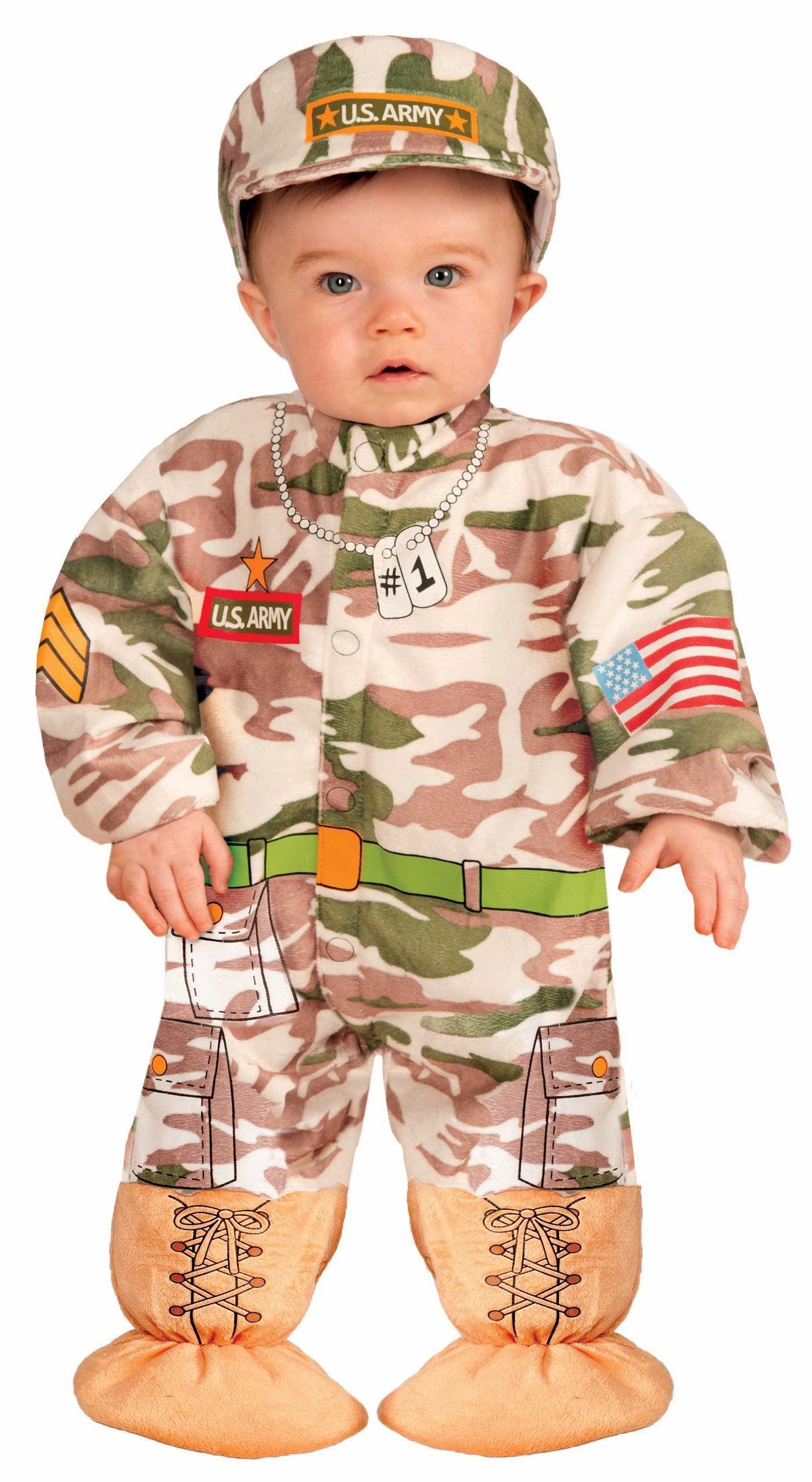 Kids Army Soldier Toddler Costume, $14.99