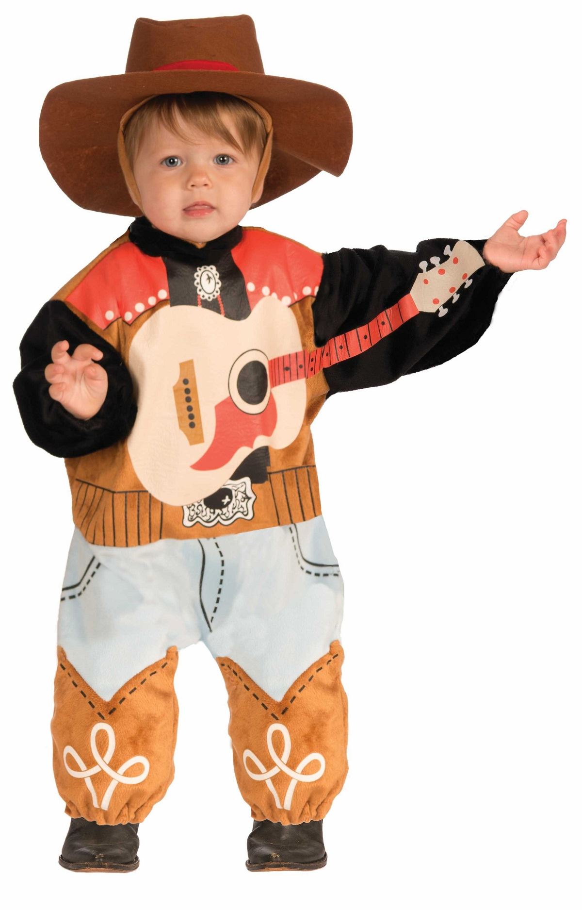 Kids Western Rock Star Toddler Cowboy Costume, $14.99