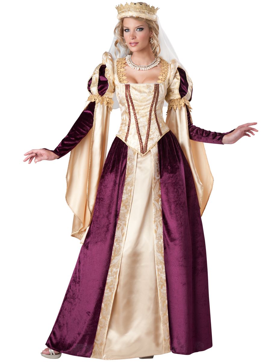 Best Quality Shop Now Medieval Queen Consort Royal Empress Renaissance Princess Costume Adult