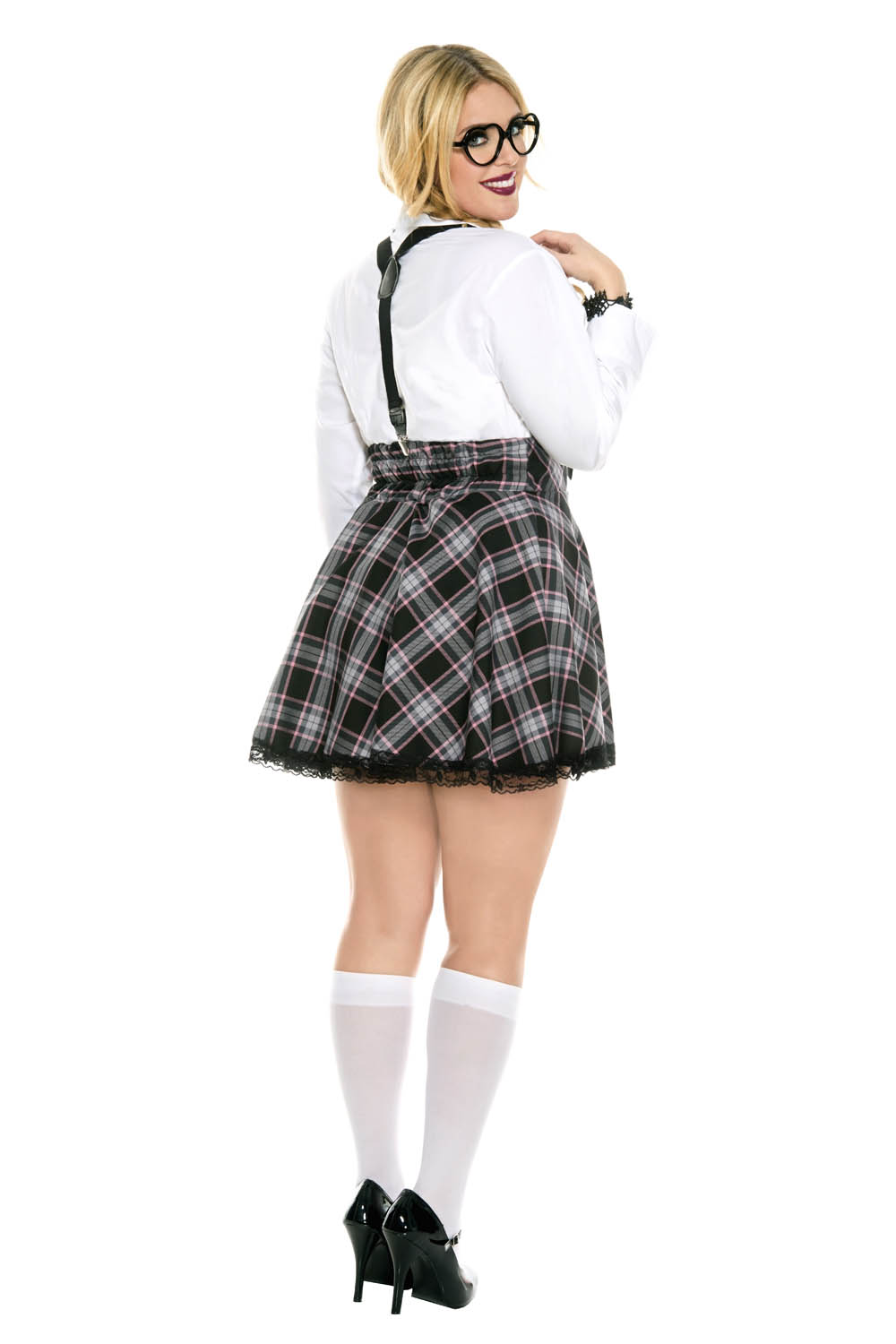 Adult Plus Size High Class Nerd Woman Costume 40 99 The Costume Land