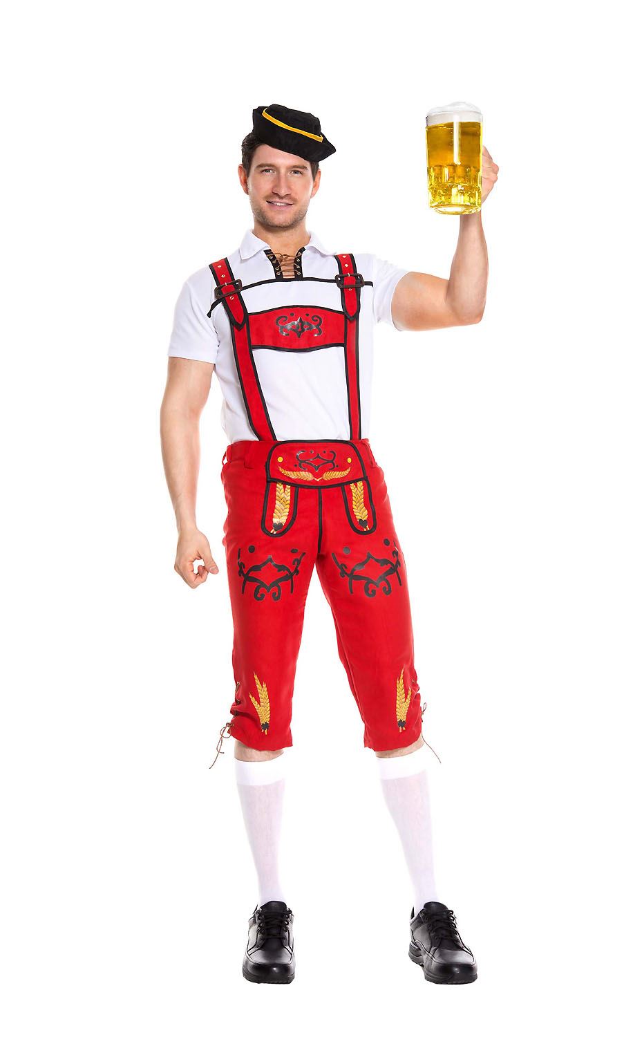 Adult German Beer Men Red Costume | $48.99 | The Costume Land