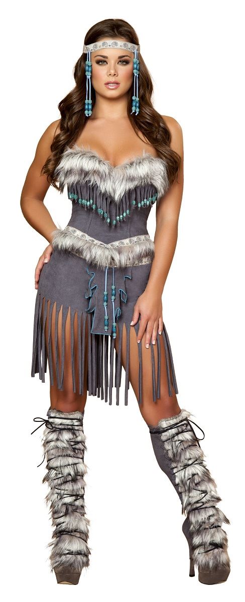 Adult Indian Hottie Woman Deluxe Native American Costume