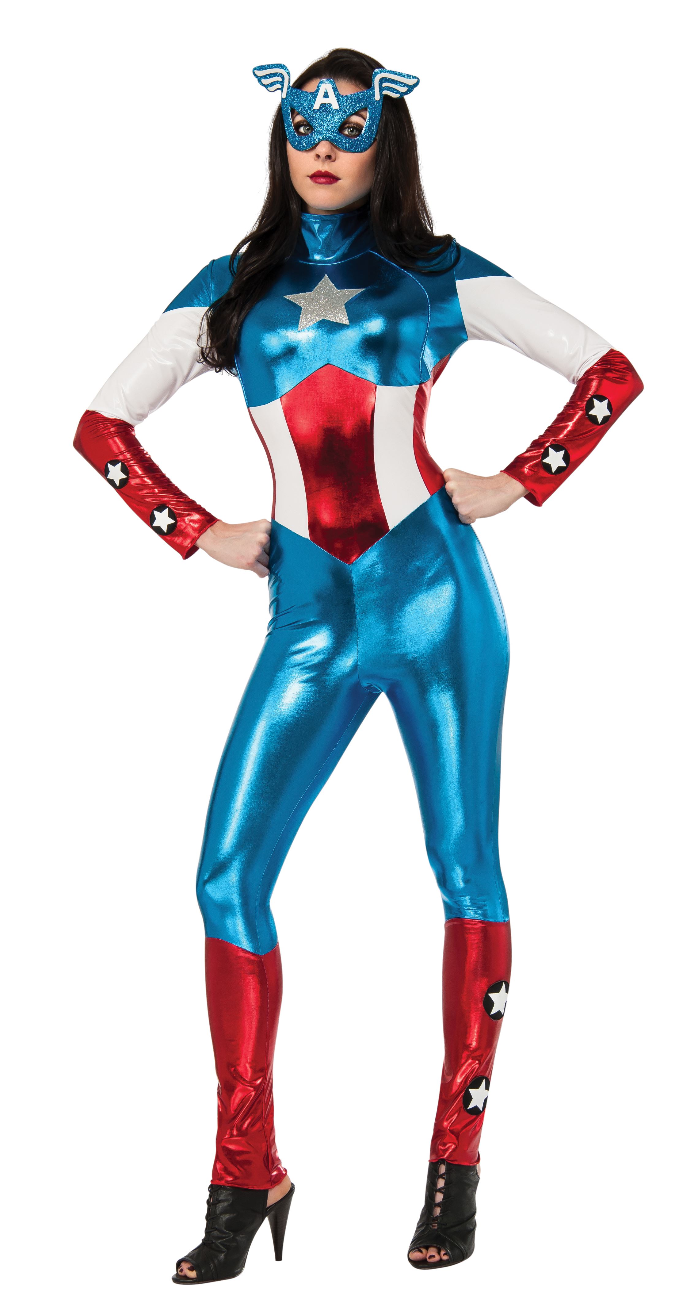 Adult Captain America Woman Costume lupon.gov.ph
