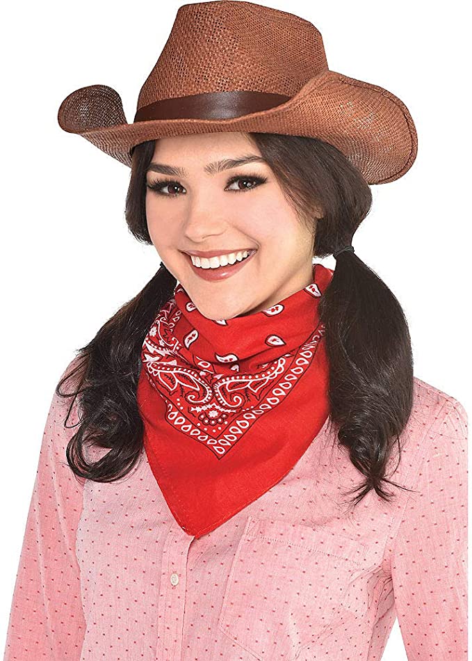 Adult Western Burlap Cowboy Hat Brown | $14.99 | The Costume Land